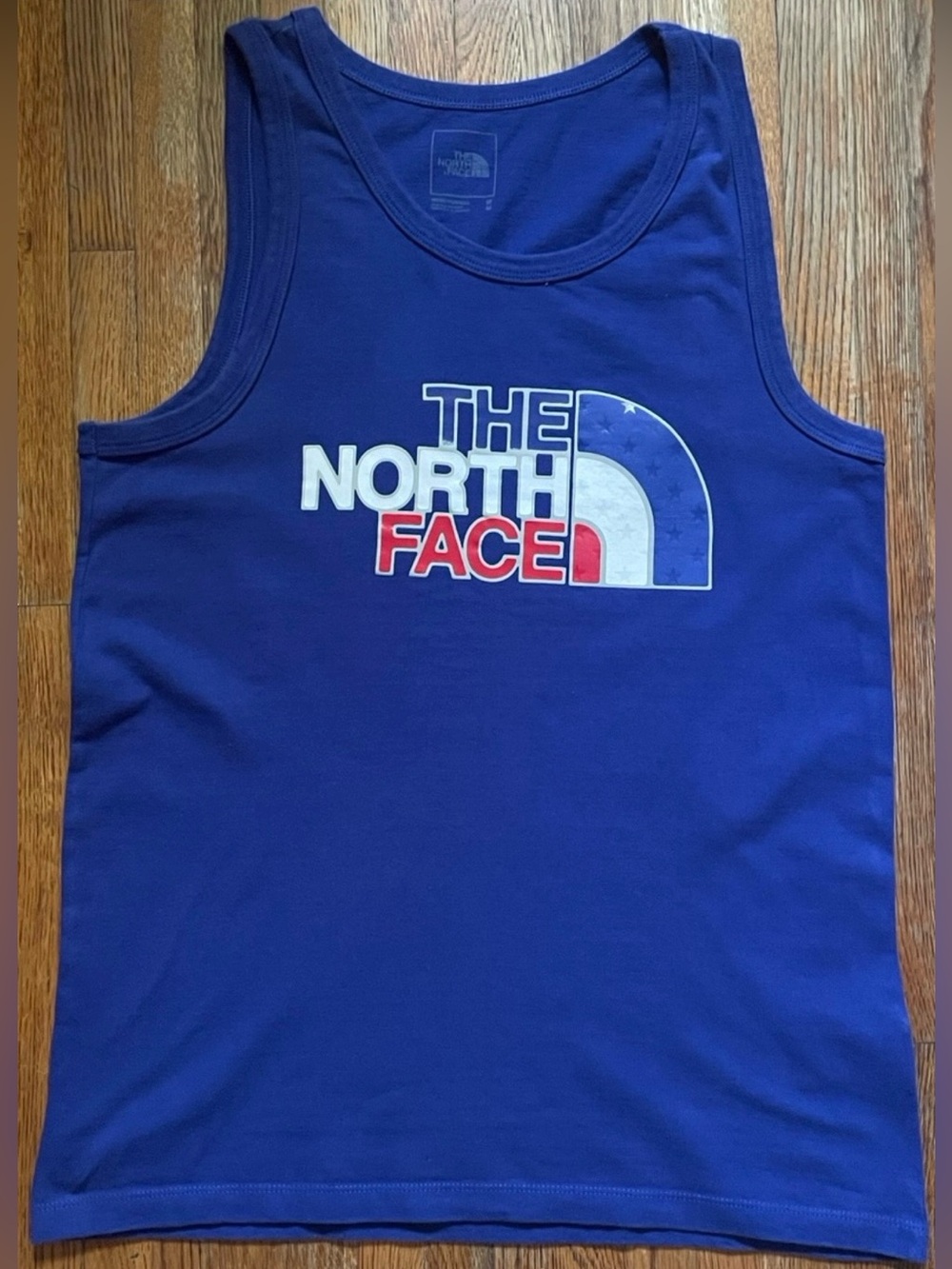 The North Face Logo Tank with Red & White Accents